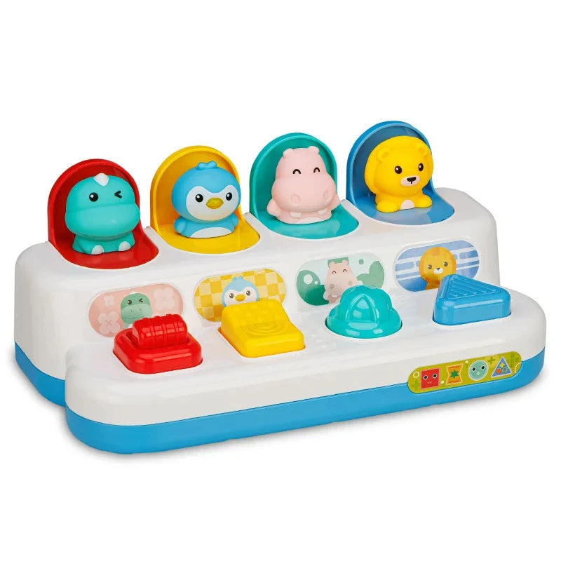Baby Toys Rotating Music Piano with Light Sound 1 2 3 Years Educational Toys Animals Sounding Keyboard Kids Playing Type Musica