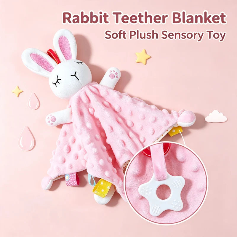 Montessori Cuddly For Babies Comforter Toy Bunny Toy Plush Stuffed Plush Toy Sleeping Toy Appease Towel Baby Toys 0 12 Months