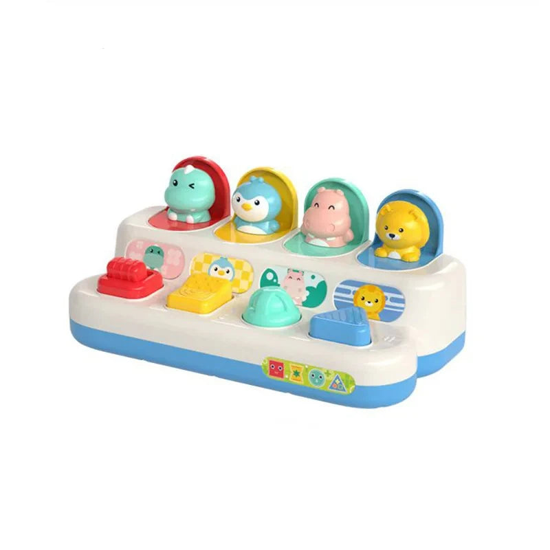 Baby Toys Rotating Music Piano with Light Sound 1 2 3 Years Educational Toys Animals Sounding Keyboard Kids Playing Type Musica
