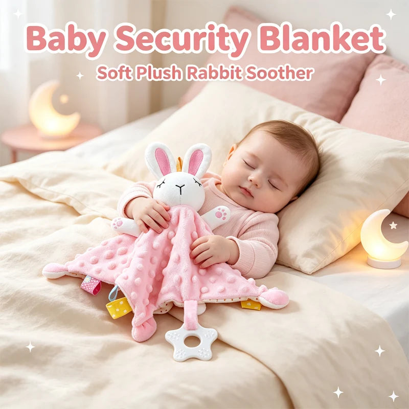 Montessori Cuddly For Babies Comforter Toy Bunny Toy Plush Stuffed Plush Toy Sleeping Toy Appease Towel Baby Toys 0 12 Months